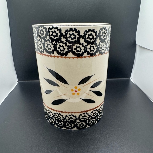 Temp-Tations Old World Ceramic Temptations By Tara Utensil Holder black - Picture 2 of 5